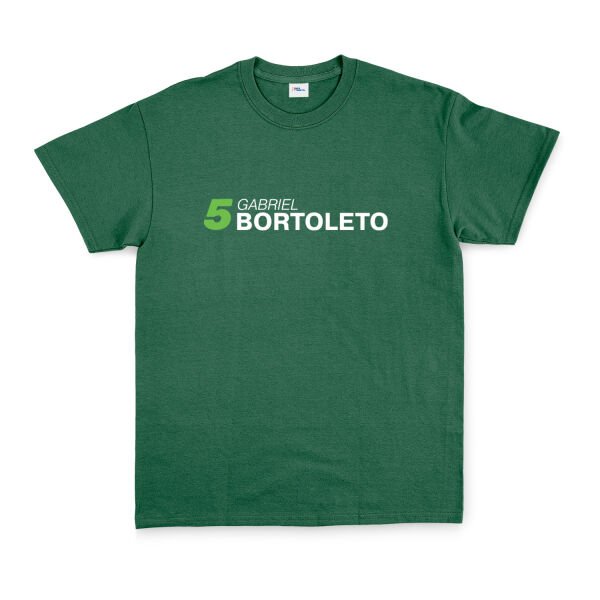 Gabriel Bortoleto 5 Tişört L - Nefti Yeşili