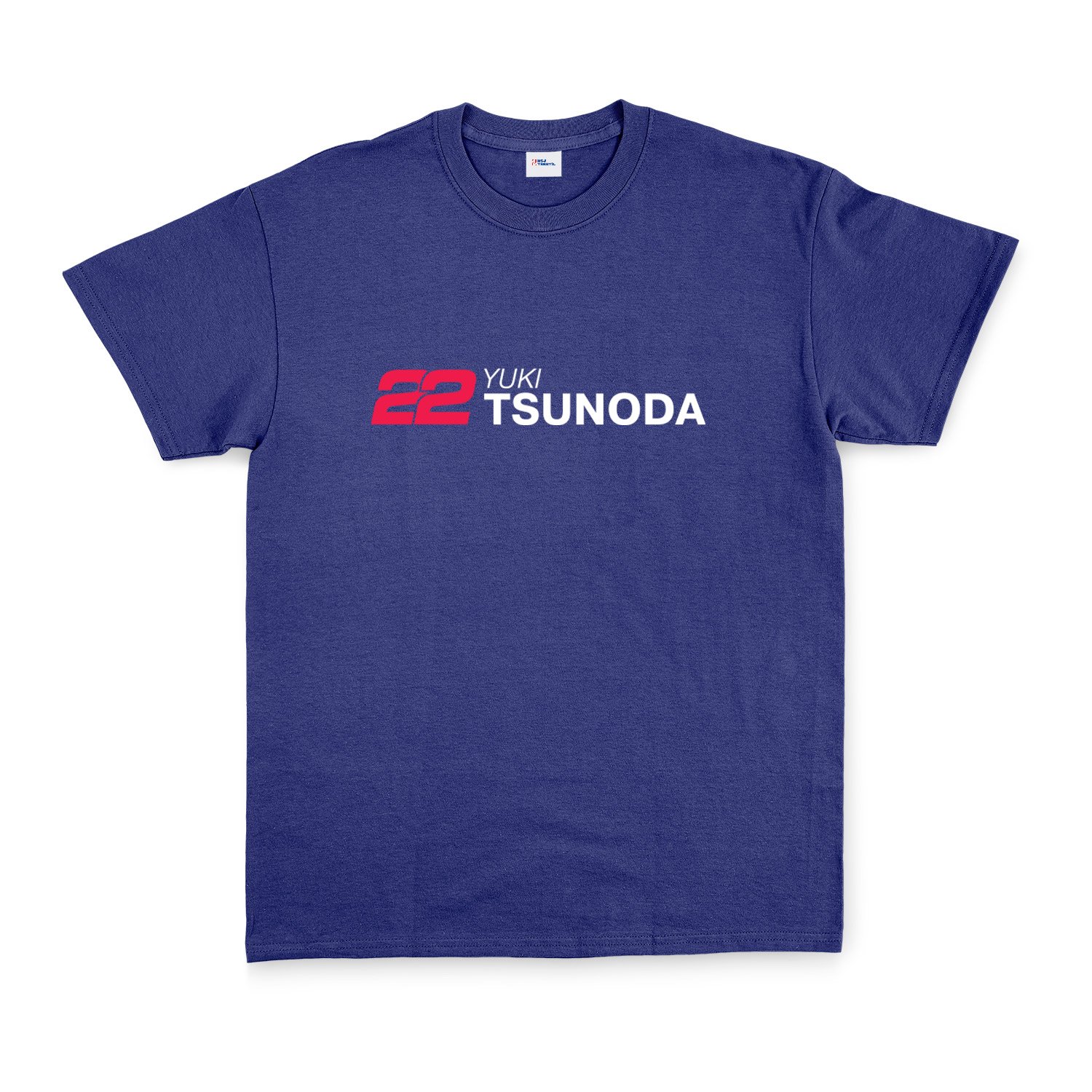 Yuki Tsunoda 22 Tişört XL - İndigo Mavisi