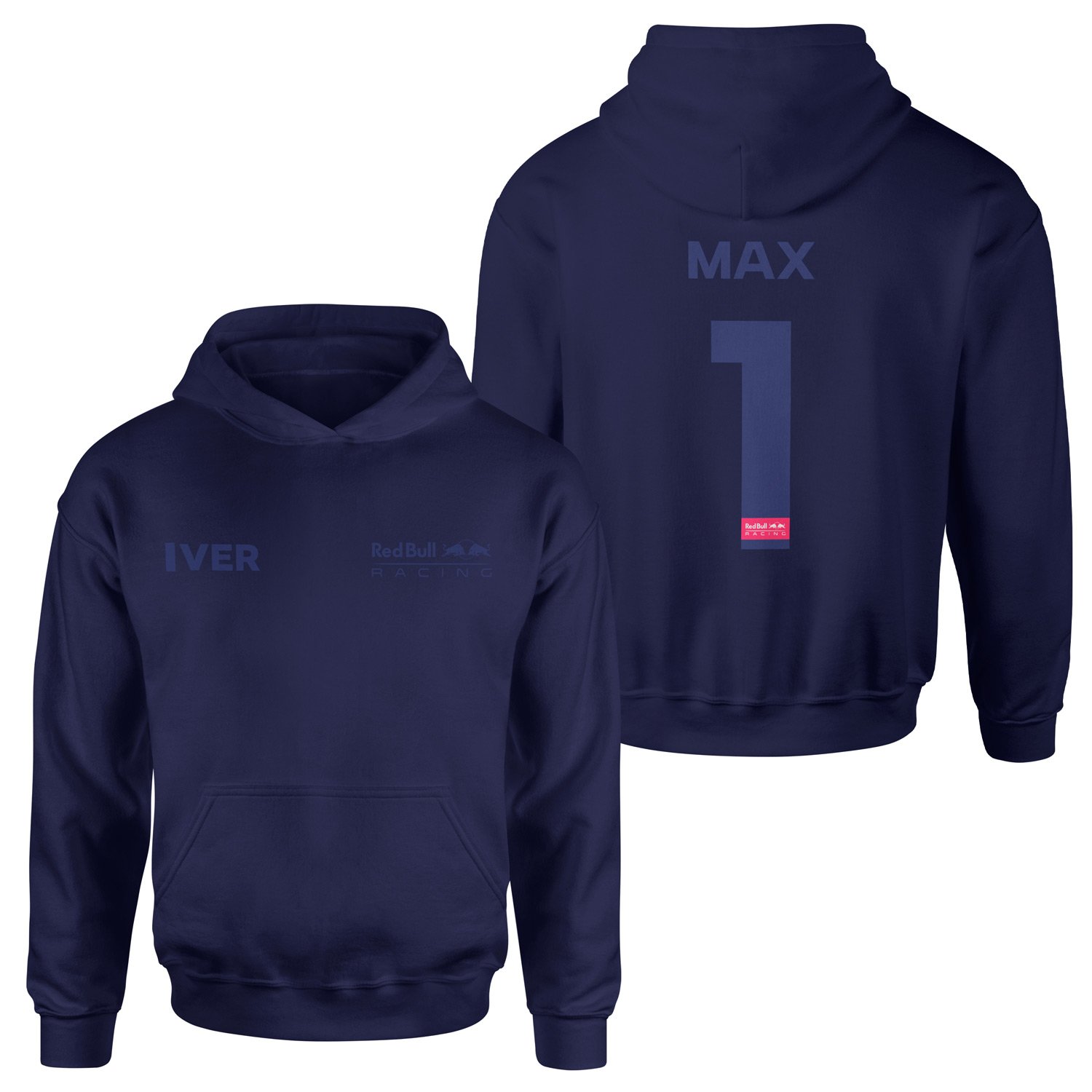 Max Verstappen Red Bull Racing Blue #1 Hoodie M - İndigo Mavisi