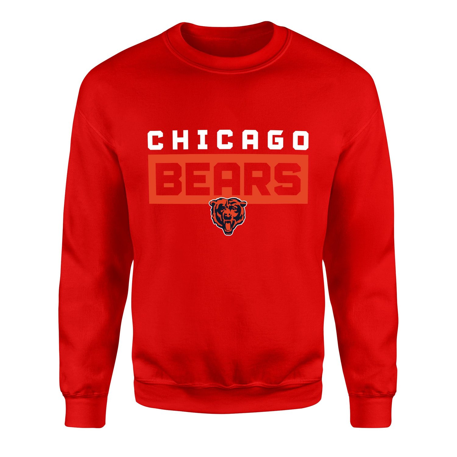 Chicago BEARS Bear Nation Sweatshirt XL - Kırmızı