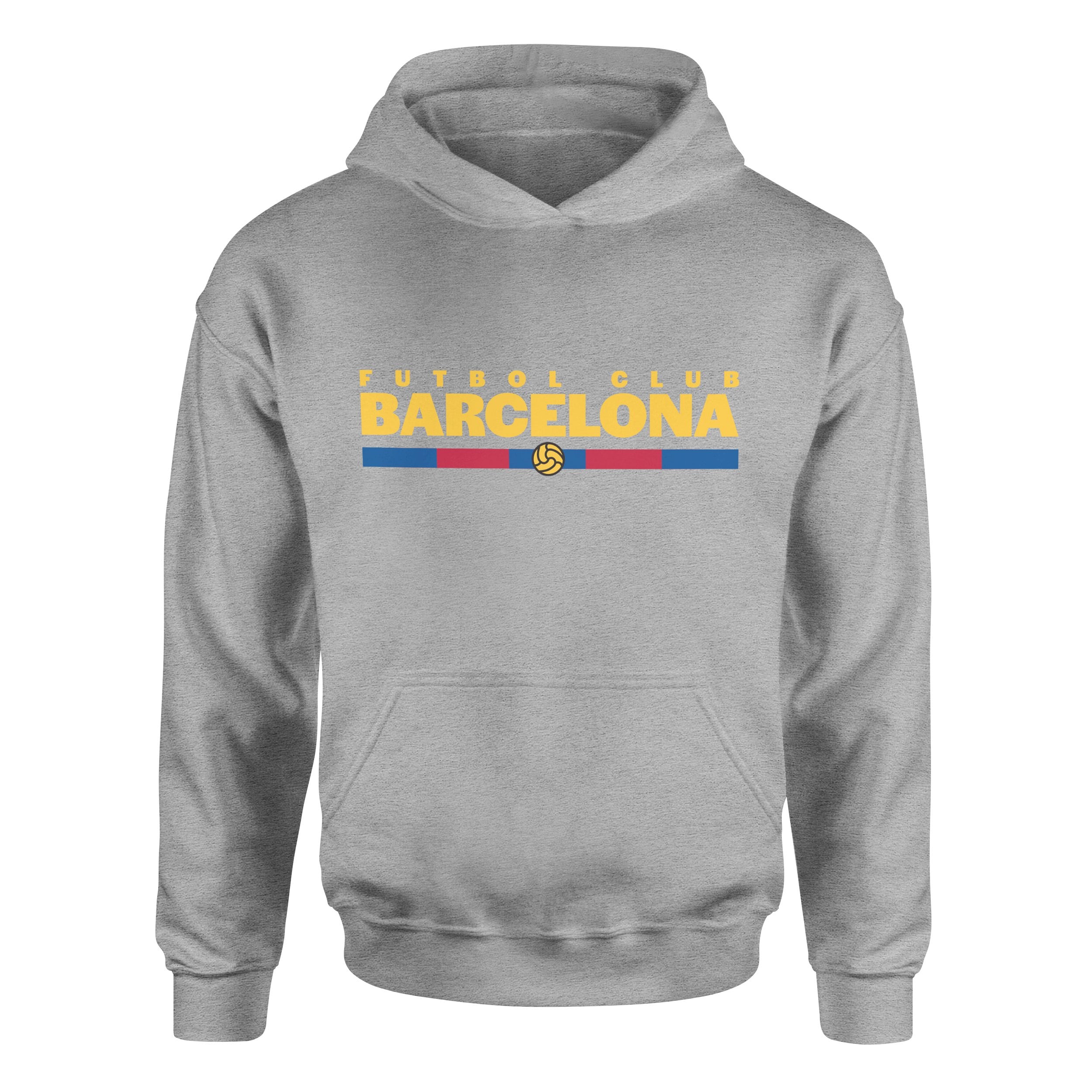 Futbol Club Barcelona Hoodie M - Gri