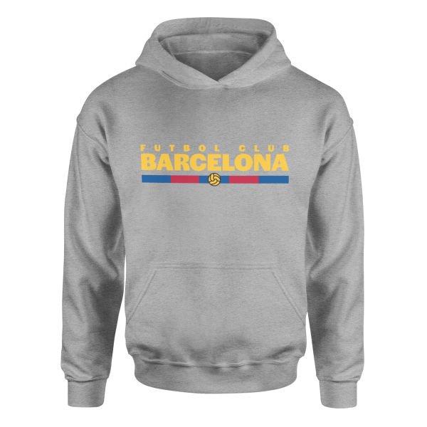 Futbol Club Barcelona Hoodie M - Gri