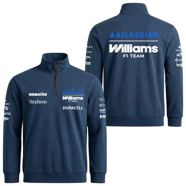 Williams 2026 Teamline Yarım Fermuarlı Sweatshirt