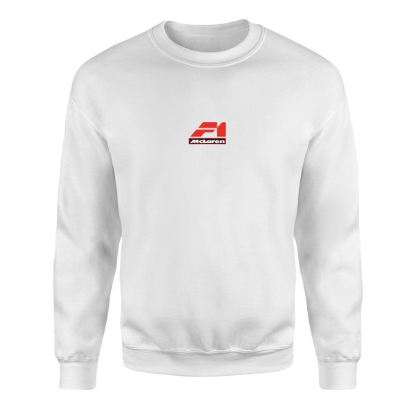 McLaren Vintage Sweatshirt M - Beyaz