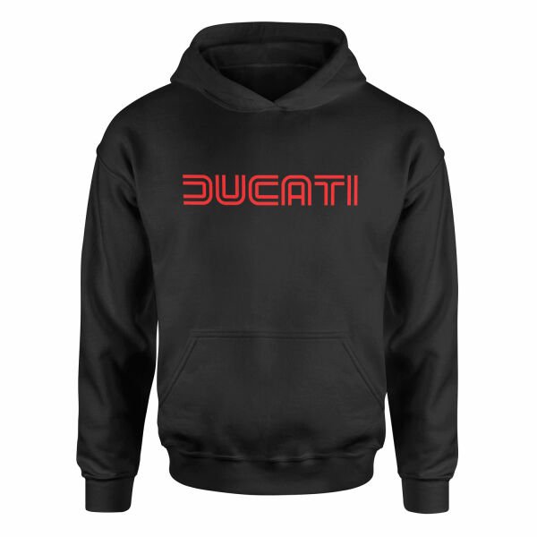 Ducati Racing Lines Hoodie XL - Siyah