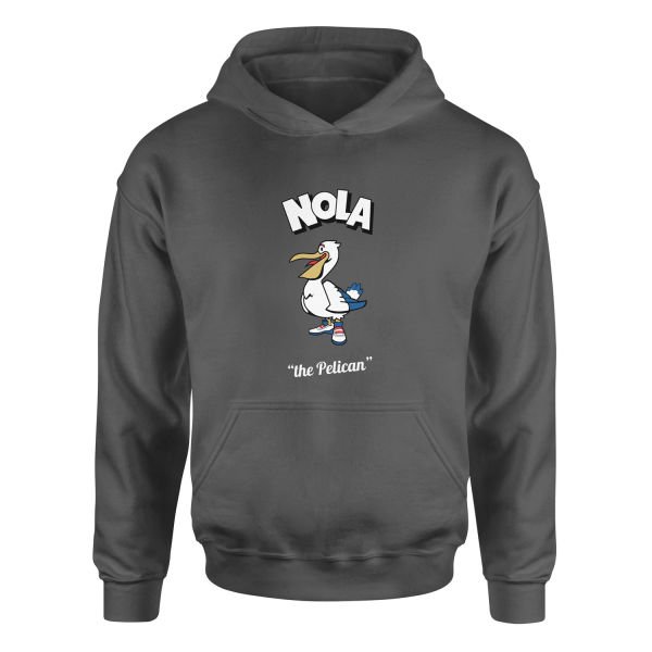 NOLA Cartoon Hoodie L - Füme