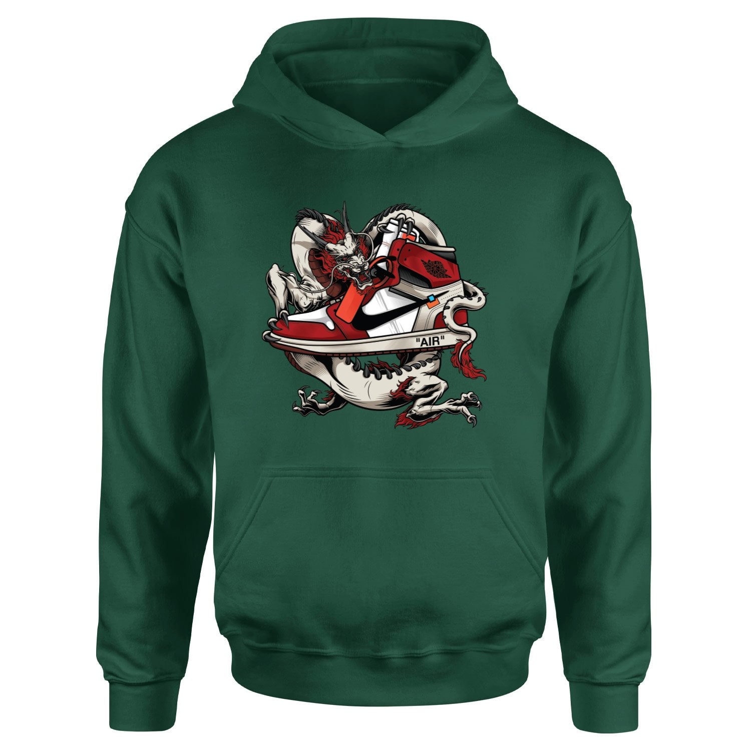 Air Jordan Dragon Hoodie XXL - Nefti Yeşili