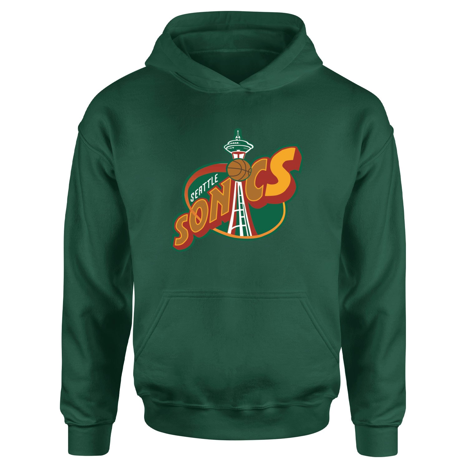 Supersonics Hoodie XL - Nefti Yeşili