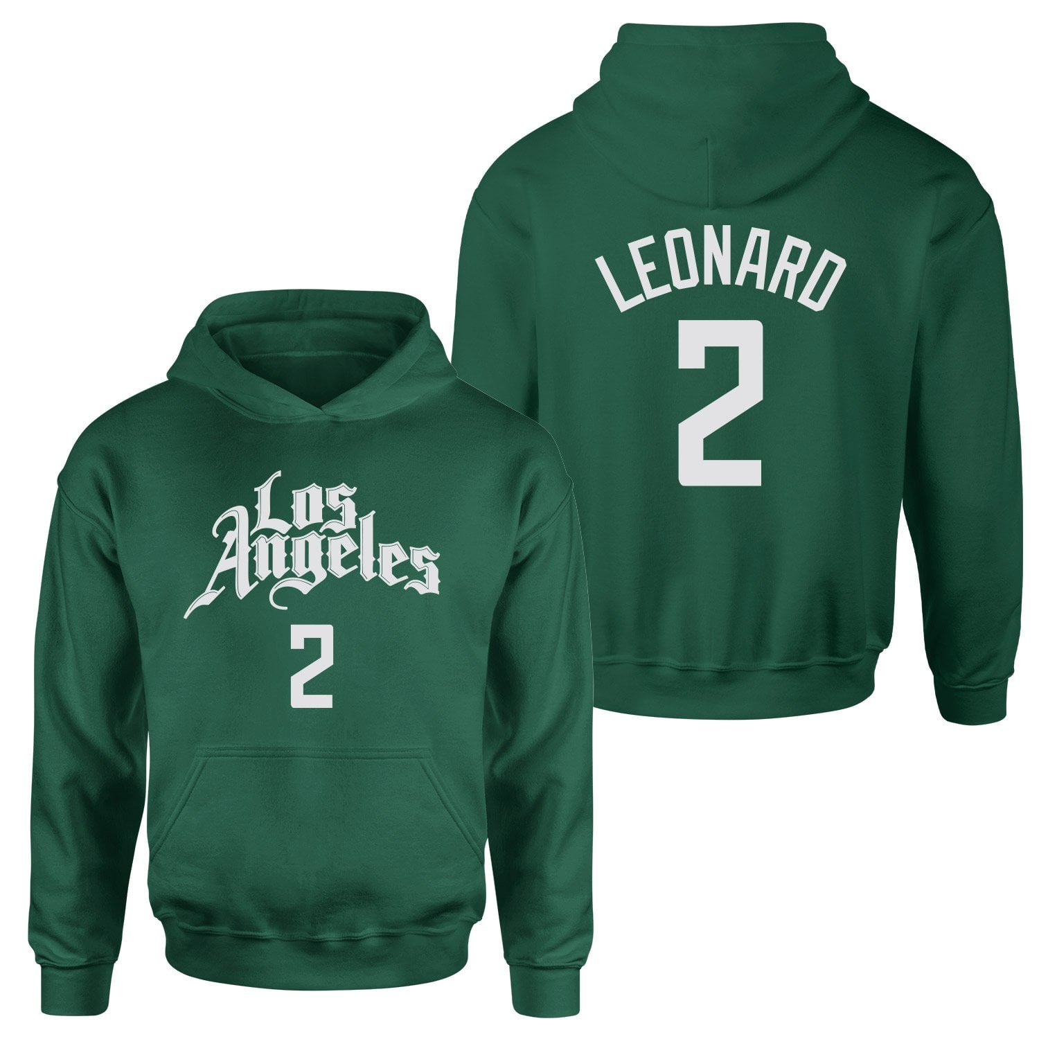 Kawhi Leonard Forma Hoodie XL - Nefti Yeşili