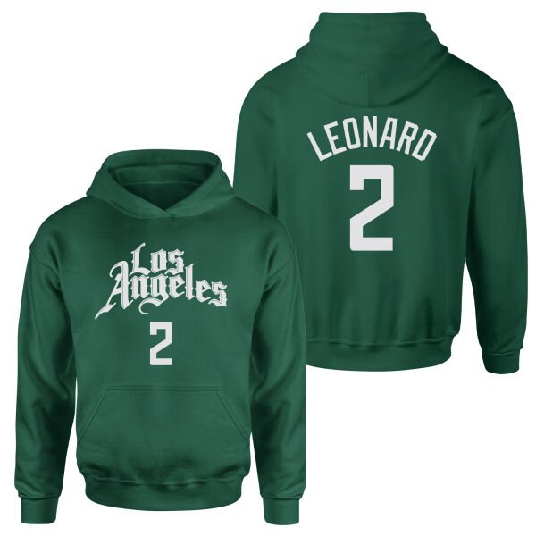 Kawhi Leonard Forma Hoodie XL - Nefti Yeşili