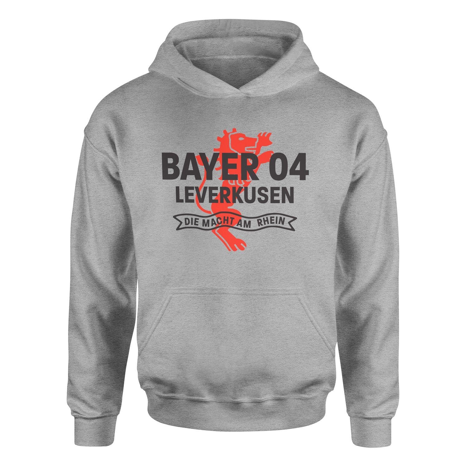 B04 Leverkusen Die Macht Am Rhein Hoodie S - Gri
