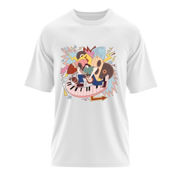 World of Music Oversize Tişört