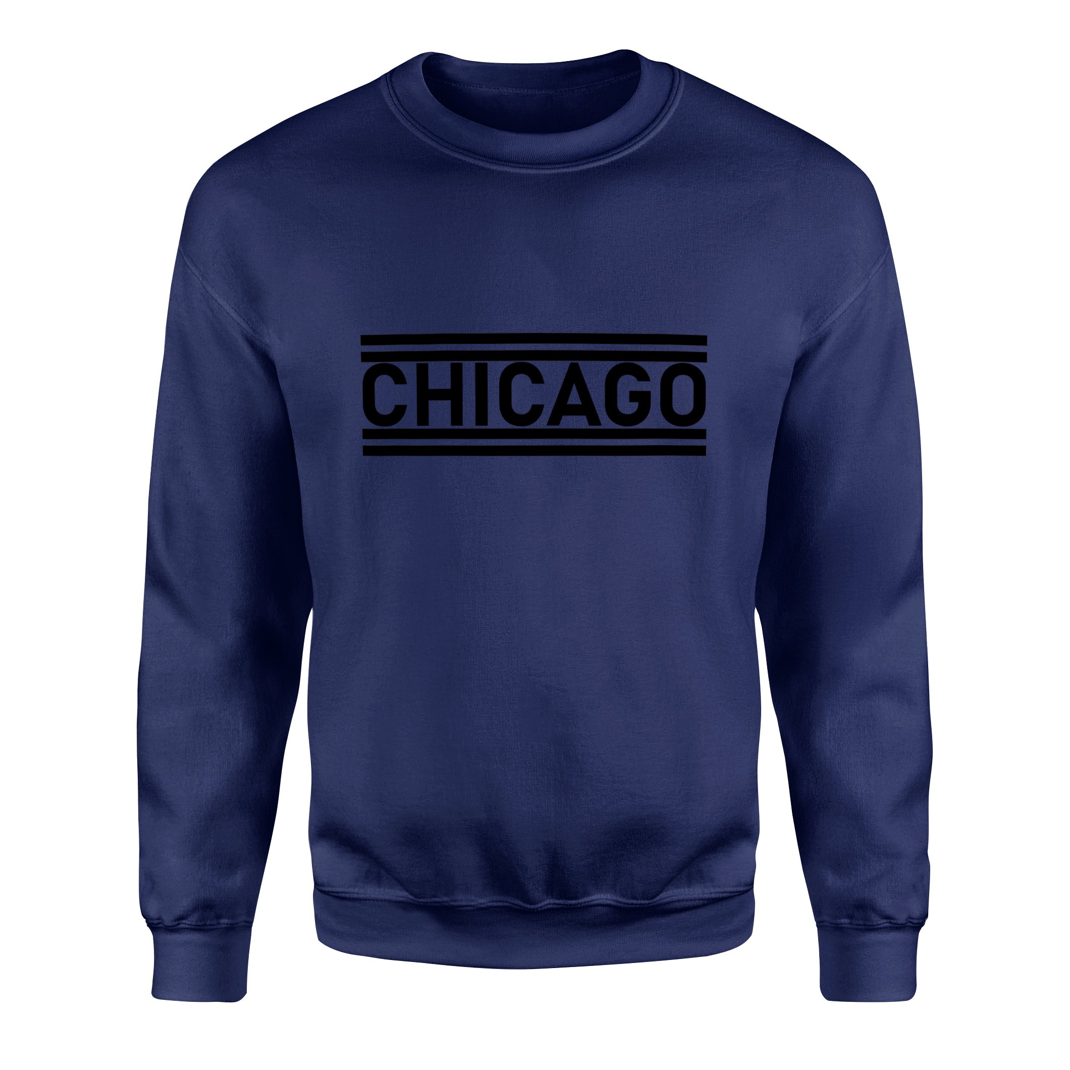 Chicago Lines Sweatshirt L - İndigo Mavisi