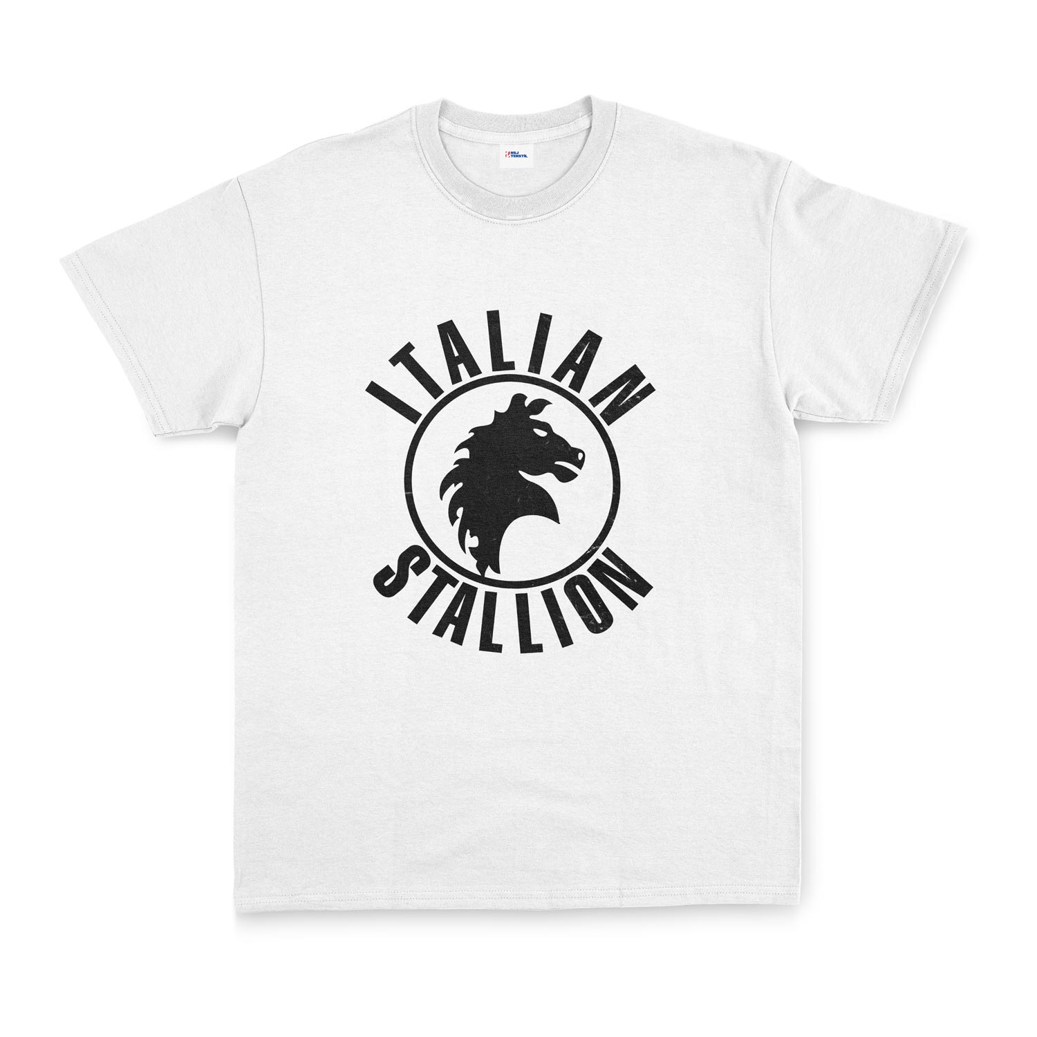 Italian Stallion Tişört XXL - Beyaz