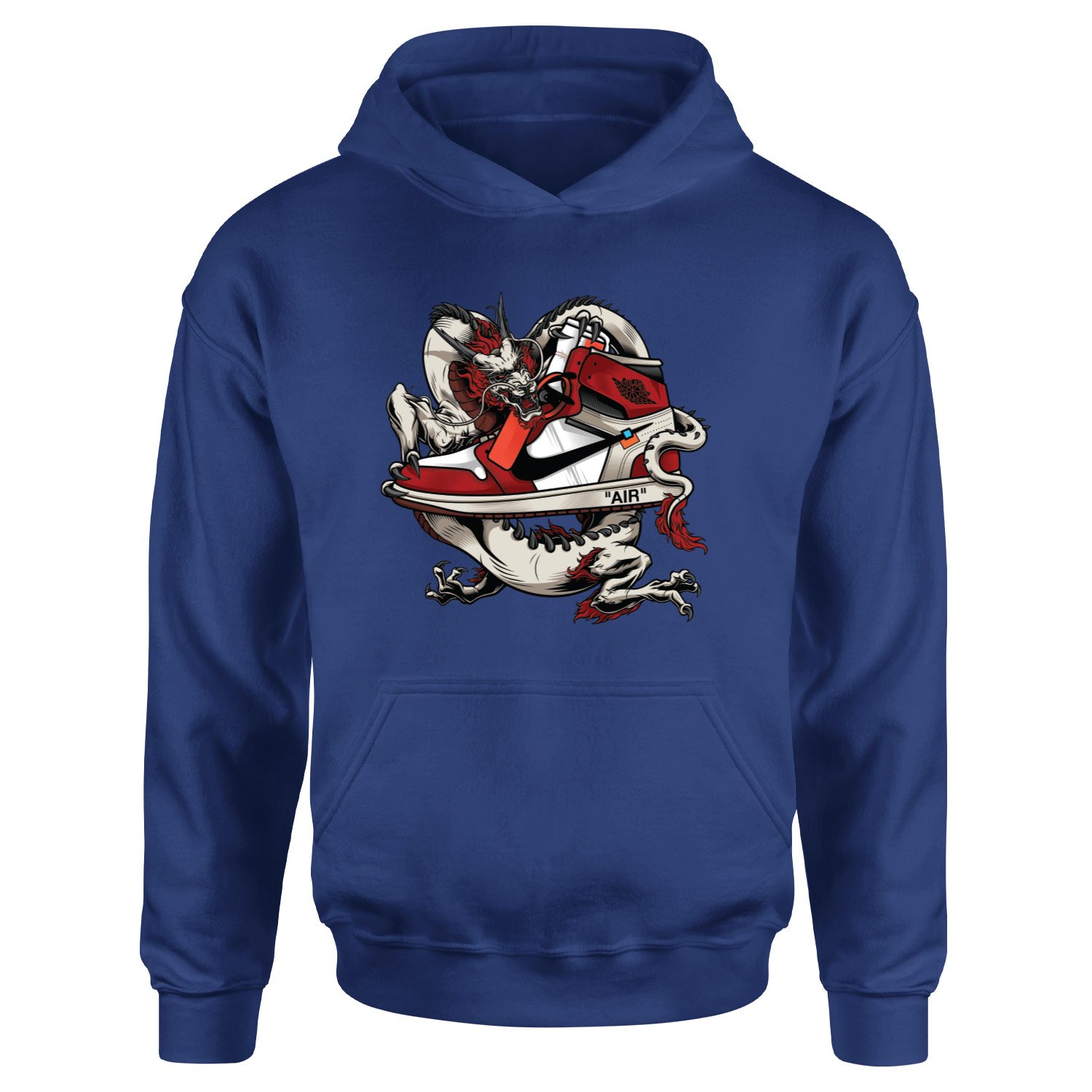 Air Jordan Dragon Hoodie S - İndigo Mavisi