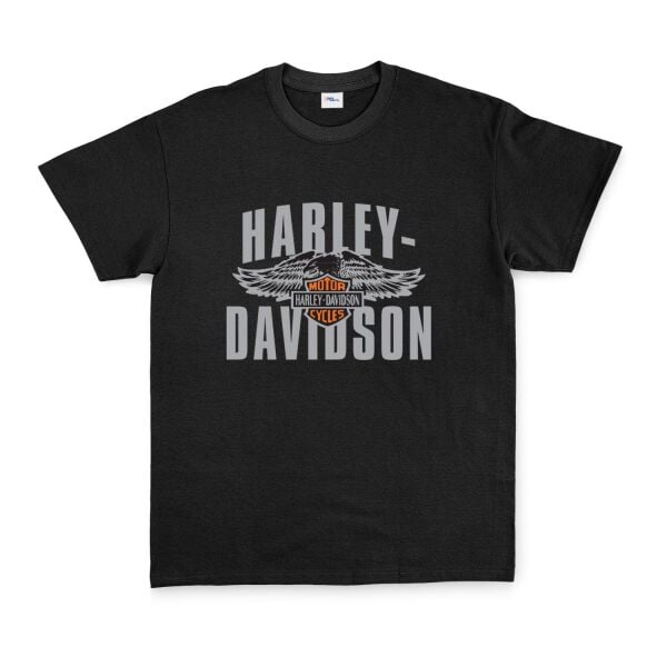 Harley-Davidson Retro Tişört XL - Siyah | OUTLET