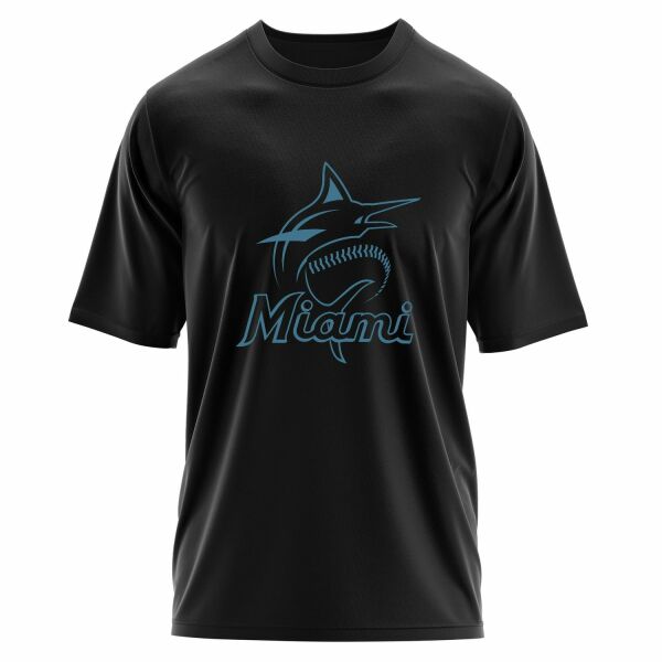 The Marlins Oversize Tişört L - Siyah