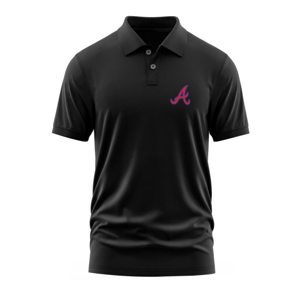 Atlanta Braves Polo Tişört M - Siyah