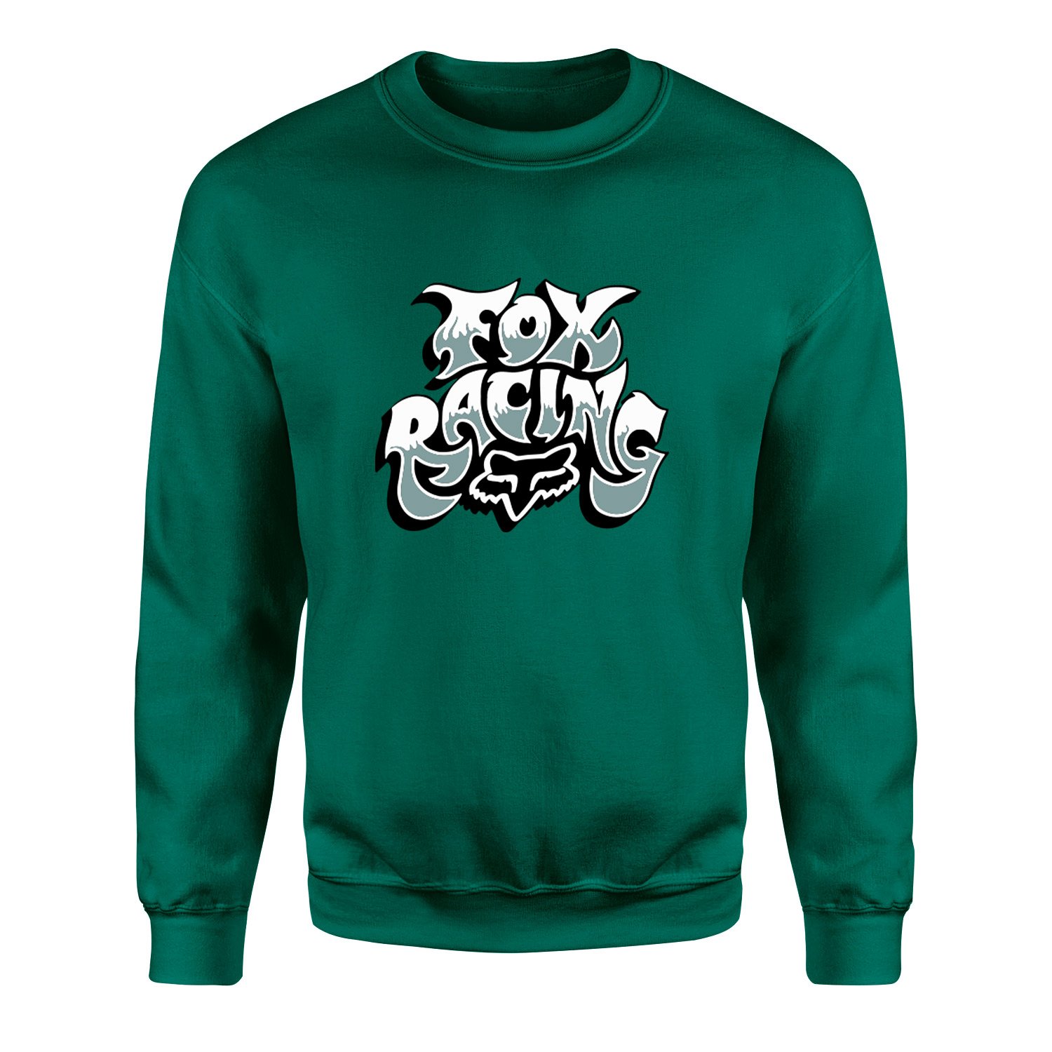 Fox Racing Sweatshirt XXL - Nefti Yeşili