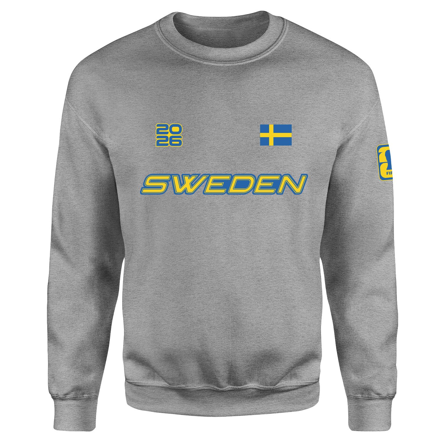 İsveç 2026 Sweatshirt L - Gri