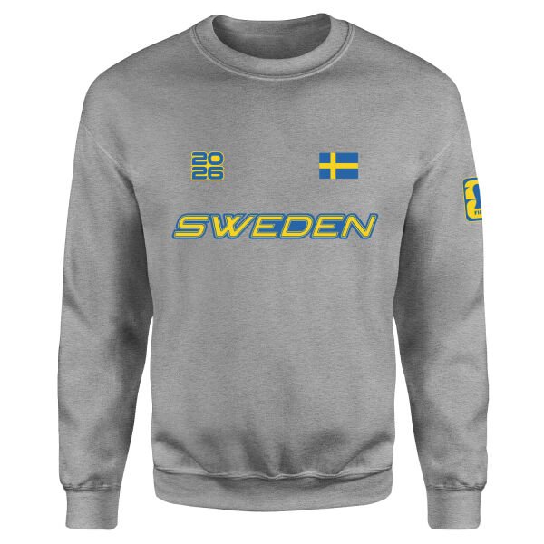 İsveç 2026 Sweatshirt L - Gri