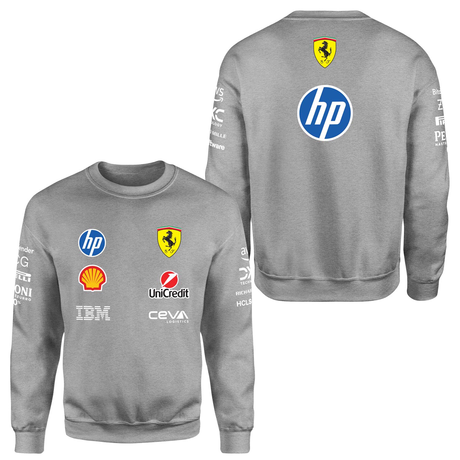 Scuderia Ferrari Teamline 2025 Sweatshirt L - Gri