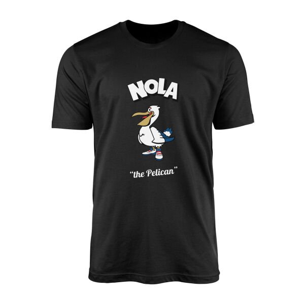 NOLA Cartoon Tişört S - Siyah