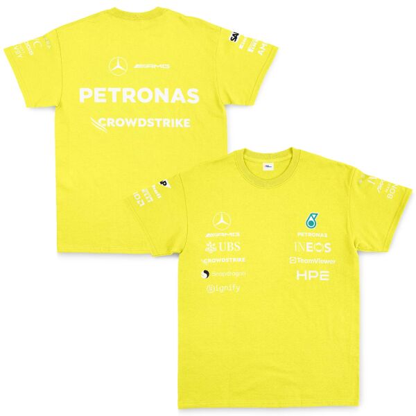 Mercedes AMG Petronas 2026 Teamline Tişört L - Sarı