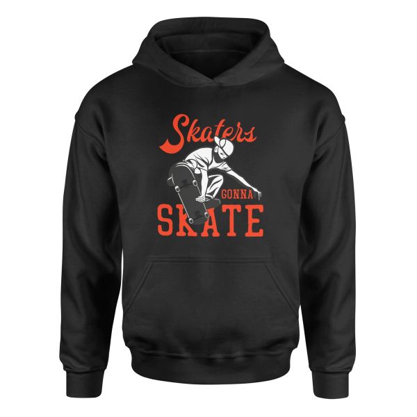 Skaters Gonna Skate II Hoodie M - Siyah