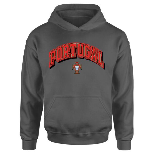 Portekiz 2026 Varsity Hoodie L - Füme