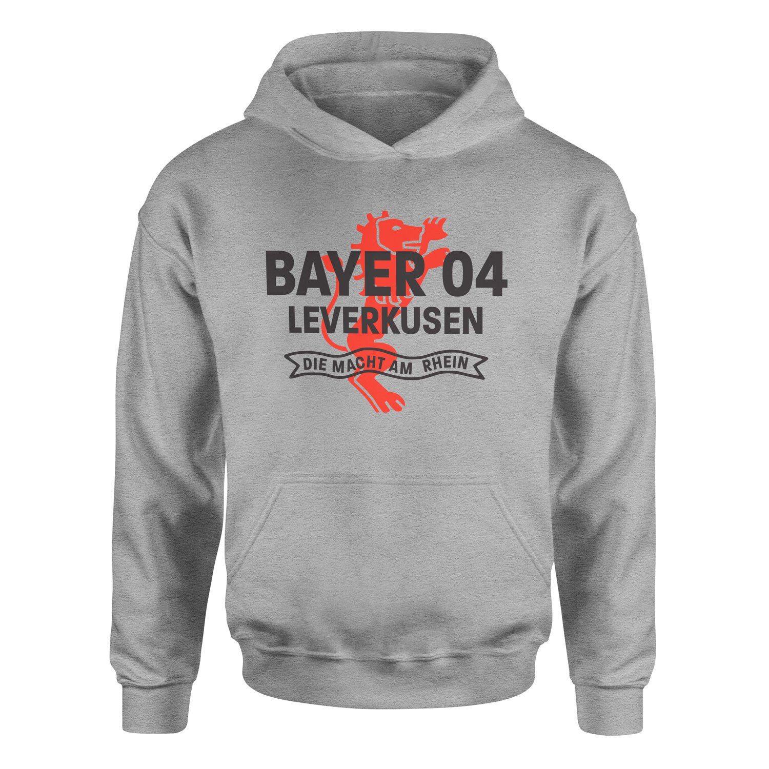 B04 Leverkusen Die Macht Am Rhein Hoodie L - Gri