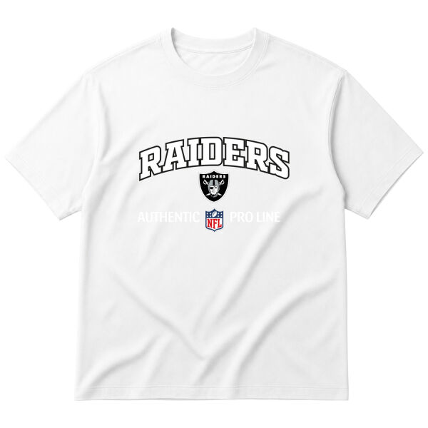 Raiders NFL Oversize Tişört S - Beyaz