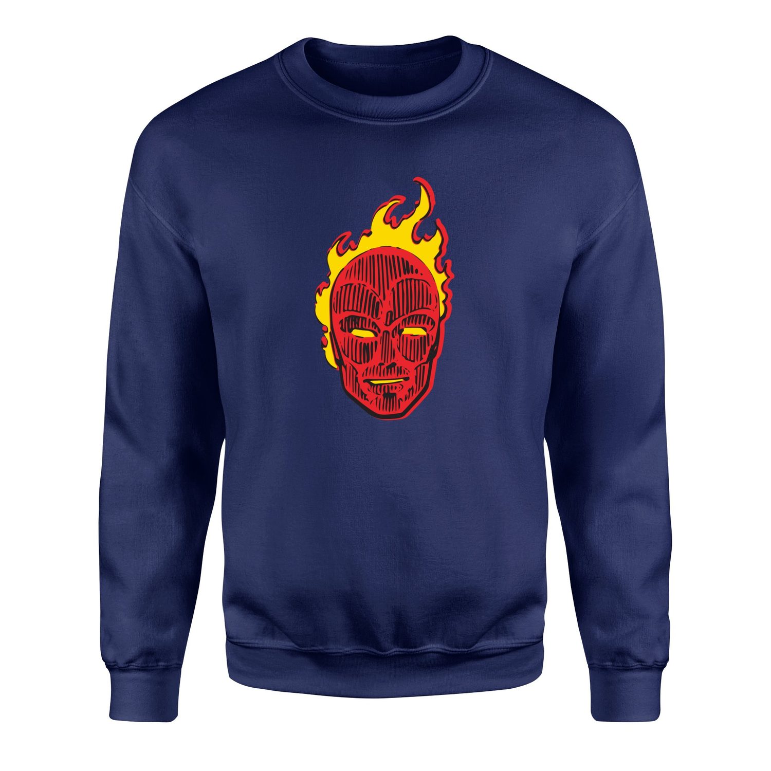 Human Torch Sweatshirt M - İndigo Mavisi