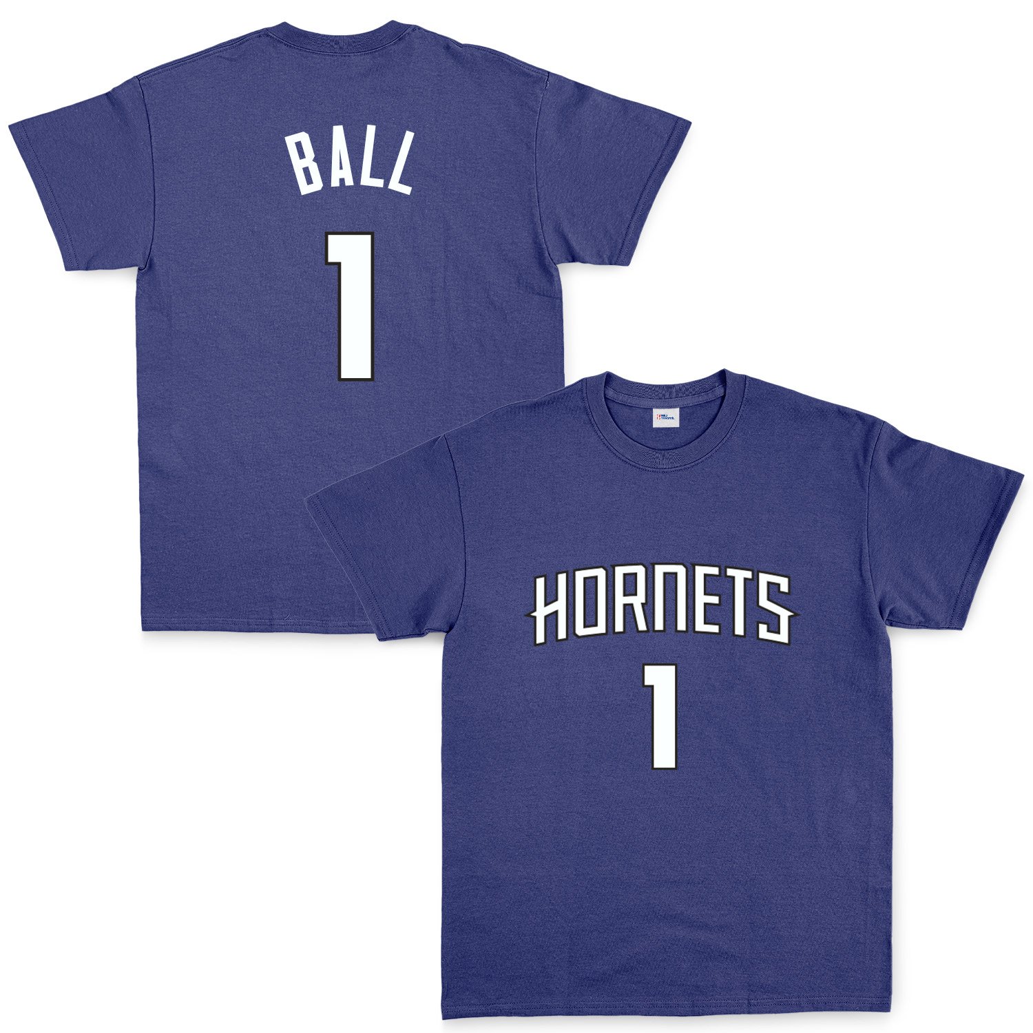 Lamelo Ball 1 Hornets Forma Tişört XXL - İndigo Mavisi