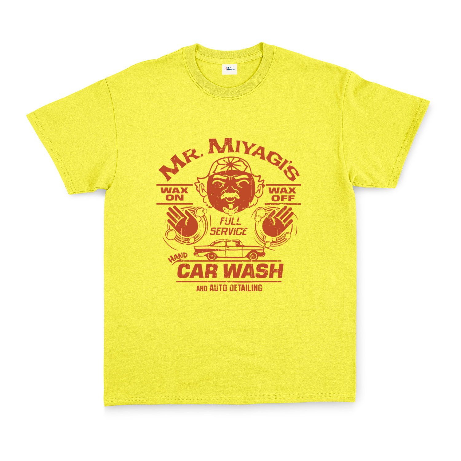 Mr. Miyagi Car Wash Tişört M - Sarı