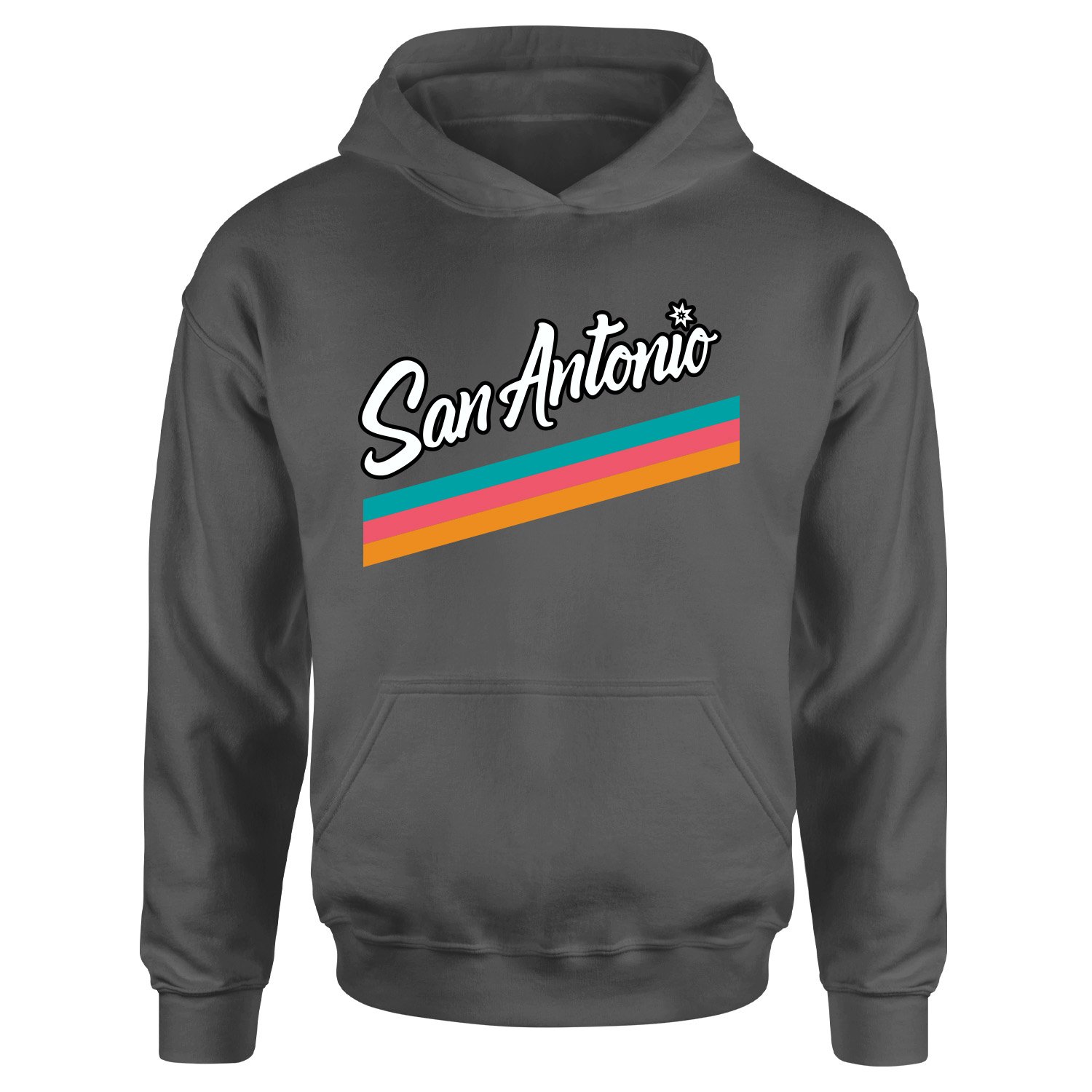 San Antonio City ED Hoodie S - Füme