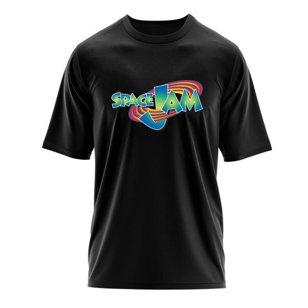 Space Jam Oversize Tişört S - Siyah