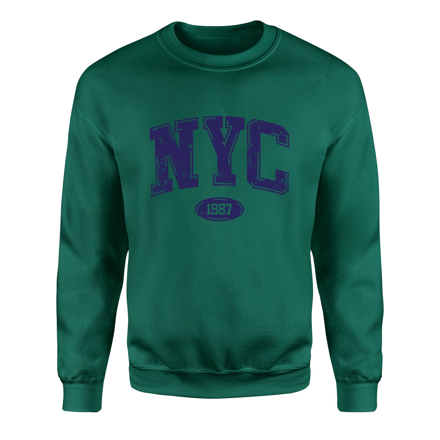 NYC 1987 Sweatshirt S - Nefti Yeşili