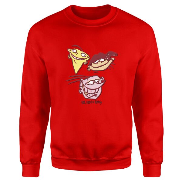 Ed, Edd n Eddy Sweatshirt XL - Kırmızı