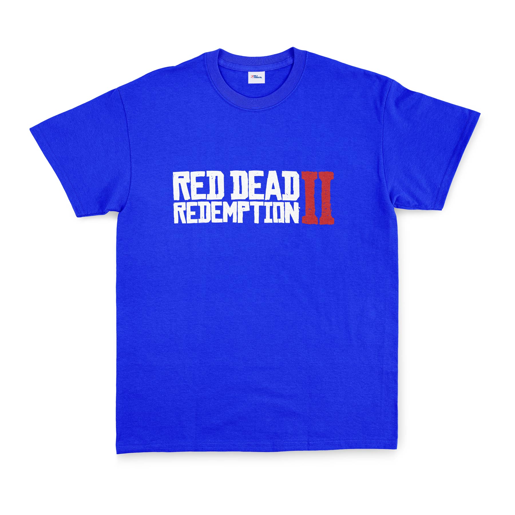 Red Dead Redemption II Tişört M - Mavi