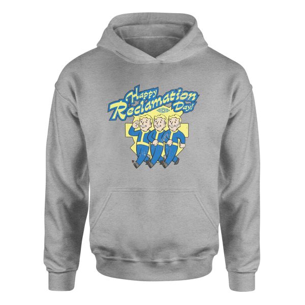 Happy Reclamation Day Hoodie L - Gri