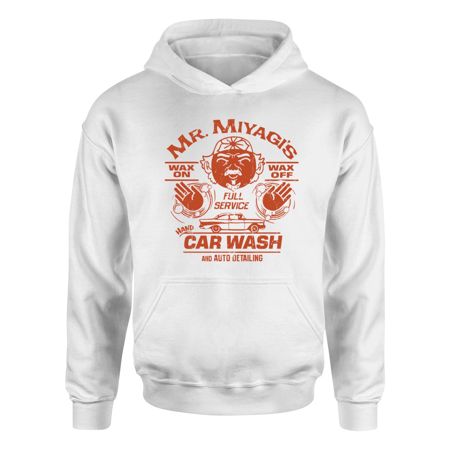 Mr. Miyagi Car Wash Hoodie M - Beyaz