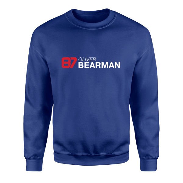Oliver Bearman 87 Sweatshirt M - İndigo Mavisi