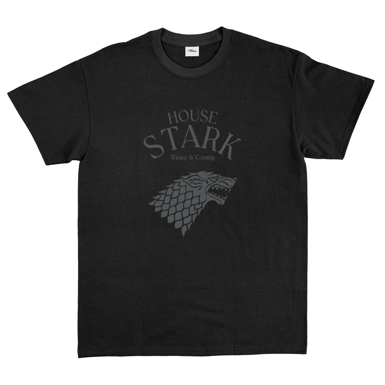 House Stark Tişört M - Siyah