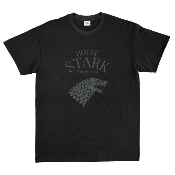 House Stark Tişört M - Siyah