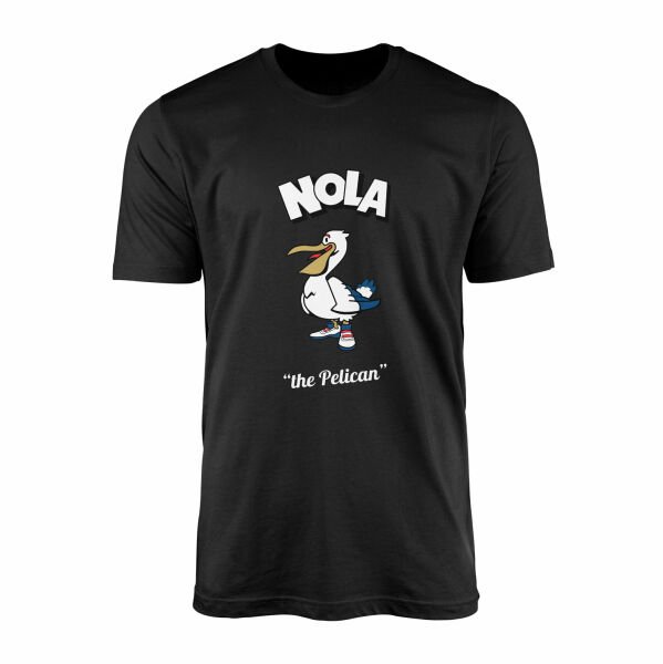 NOLA Cartoon Tişört L - Siyah