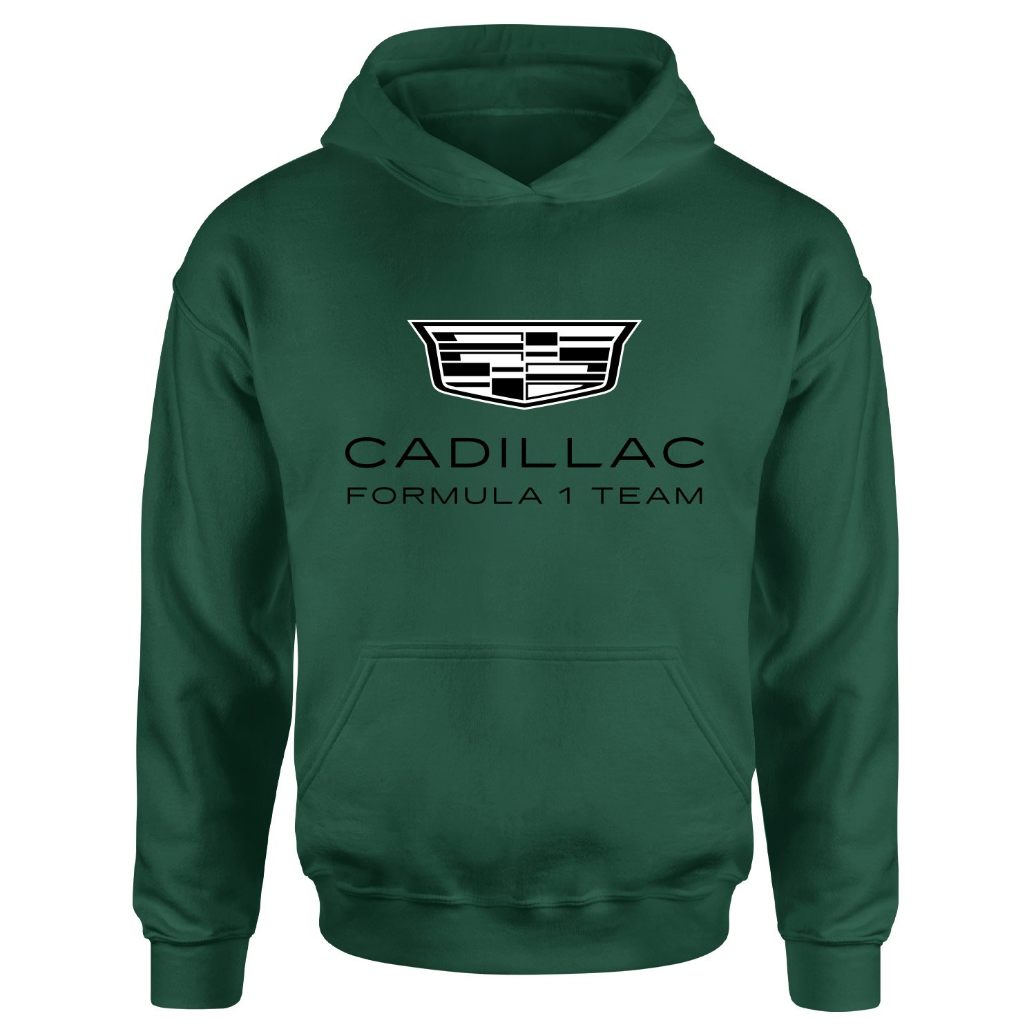Cadillac Big Hoodie M - Nefti Yeşili