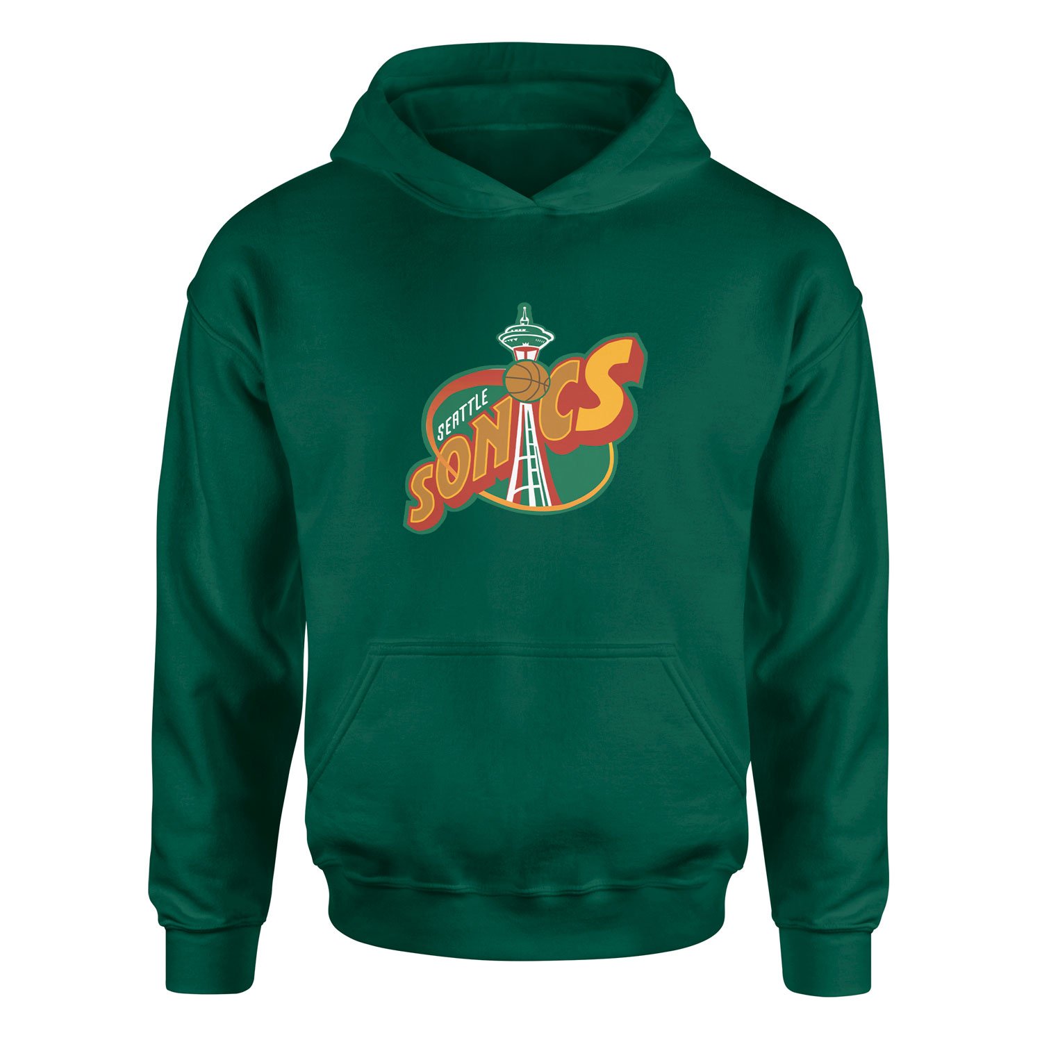 Supersonics Hoodie M - Nefti Yeşili