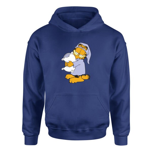 Garfield Hoodie XL - İndigo Mavisi