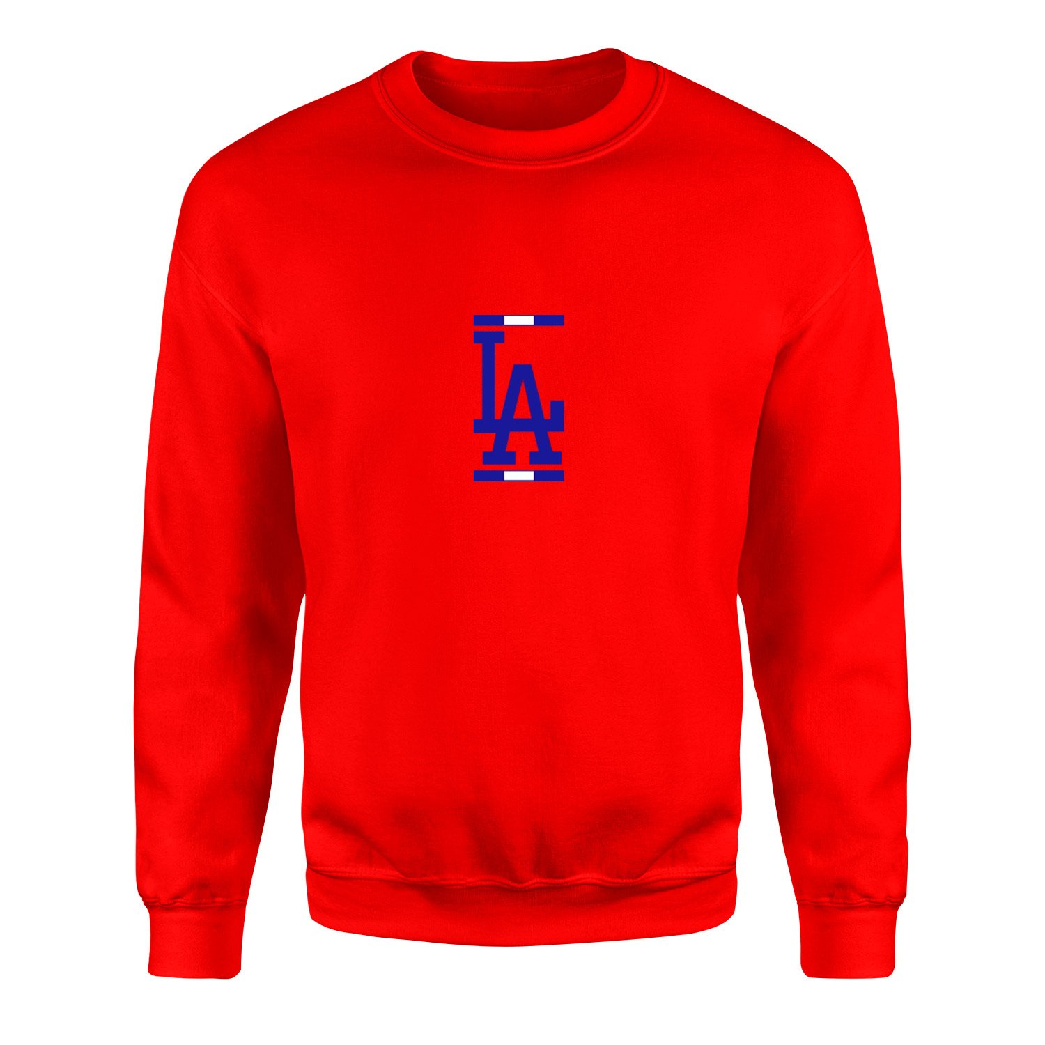 LA Blue White Sweatshirt XXL - Kırmızı